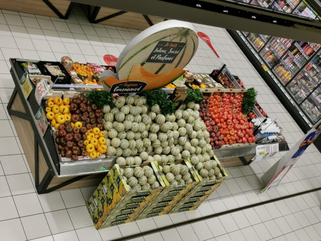 Théâtralisations : melons et ventes parking